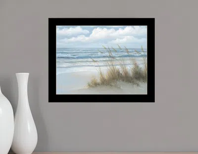 Hivvago Sea Oats Black Framed Print Wall Art In Black