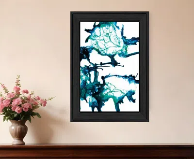 Hivvago Ocean Living Black Framed Print Wall Art In Black