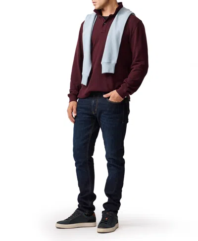 Rodd & Gunn Men's The Gunn Long Sleeve Slim Fit Polo Shirt In Burgundy