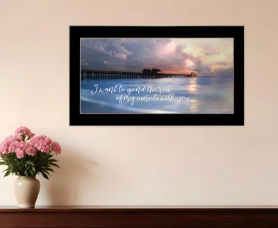 Hivvago Rest Of My Sunsets Black Framed Print Wall Art In Black