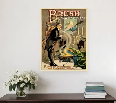 Hivvago Vintage 1895 Blackstone Magic Unframed Print Wall Art In Multi