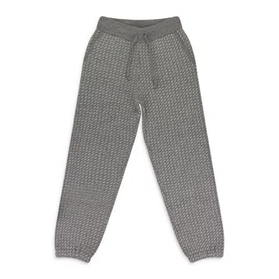 Aimé Leon Dore Off-white Woolrich Birdseye Knit Sweatpants In Gray