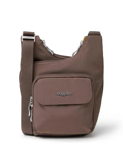 Baggallini Women's Criss Cross Bag Crossbody Bag In Brown