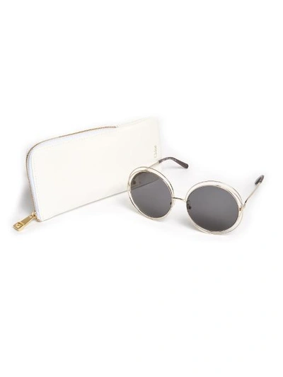 chloe carlina square sunglasses