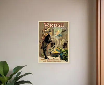 Hivvago Vintage 1895 Blackstone Magic Unframed Print Wall Art