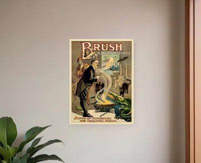 Hivvago Vintage 1895 Blackstone Magic Unframed Print Wall Art