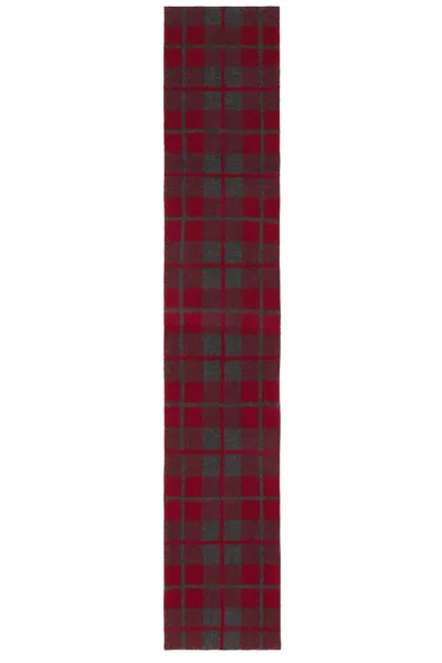 Guest In Residence The Plaid Big Scarf In Red