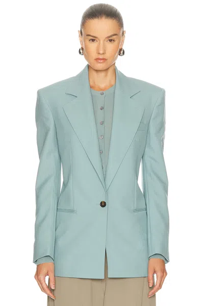 Stella Mccartney Canvas Tailoring Jacket In Blue