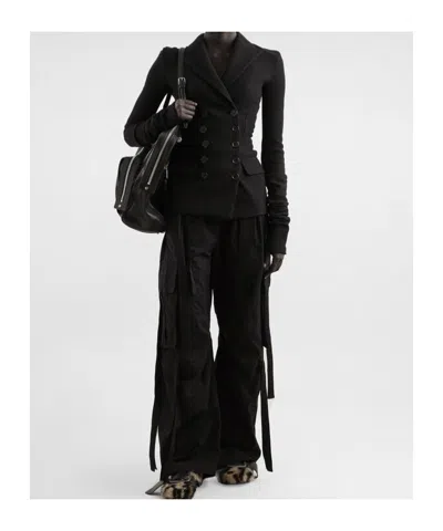 Dolce & Gabbana Tailored Wool Double-breasted Jacket In Black