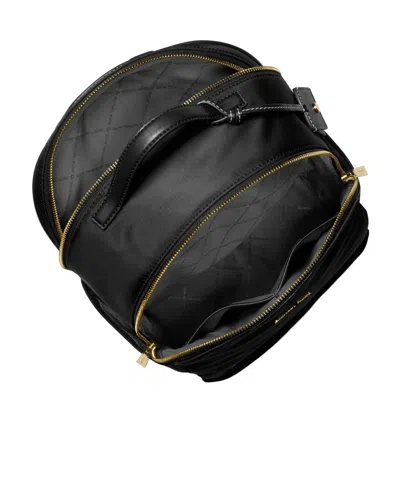 Michael Kors Sable Large Nylon Backpack In Black