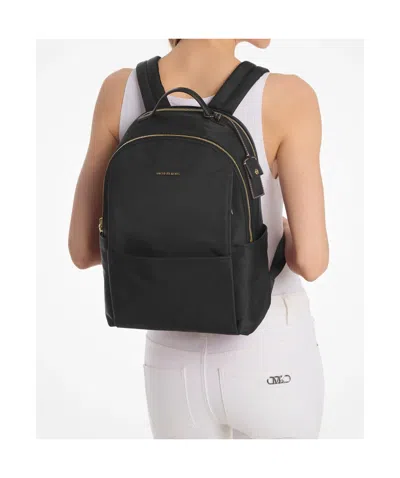 Michael Kors Sable Large Nylon Backpack In Black