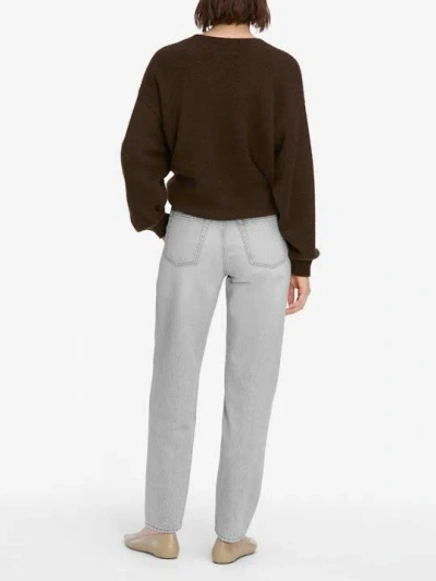 Frame The Candle High Rise Ankle Straight Leg Jeans In Chemical In Gray