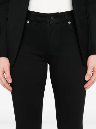 Dondup Button-fly Flared Jeans In Black