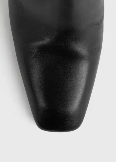 Totême Toteme 80 Stretch-leather Over-the-knee Boots In Black