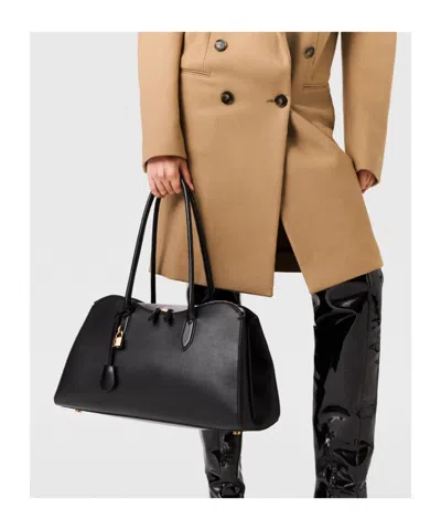 Stella Mccartney Stella Ryder Open Tote Bag In Black