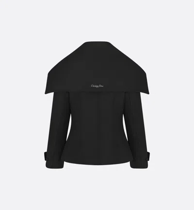 Dior Fitted Jacket With Sailor Collar In Black