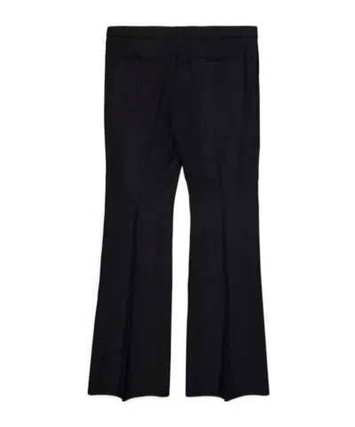 Alexander Mcqueen Black Tailored Barathea Trousers