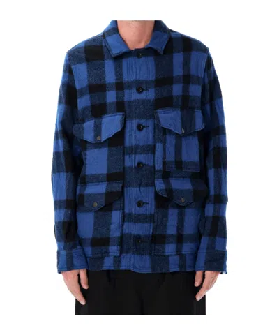 Junya Watanabe Wool Checked Work Jacket In Multi