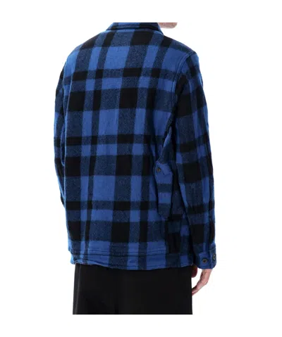 Junya Watanabe Wool Checked Work Jacket In Multi