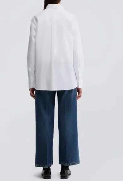 Aspesi Cotton Shirt With Ruches In White