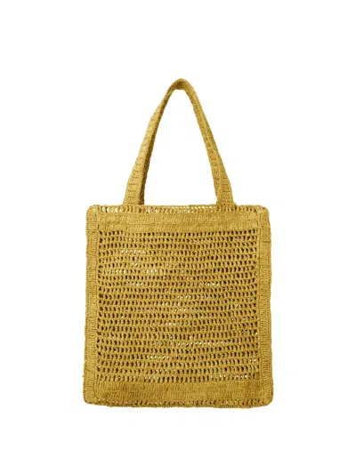Chloé Patterned Handbag In Yellow
