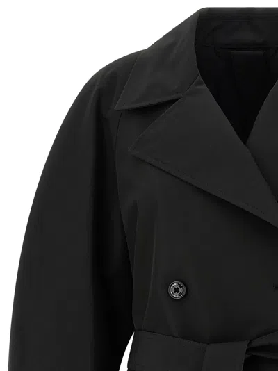Moncler Genius Moncler X Edward Enninful Zake Technical Trench Coat In Black