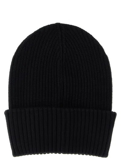 Moncler Genius Moncler 4 Edward Enninful Ee72 Responsible Virgin Wool Hat In Black