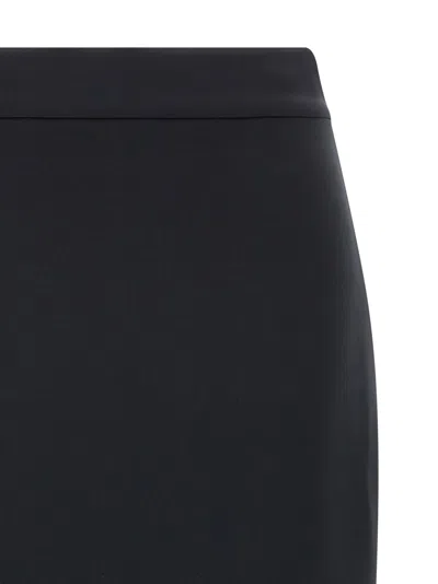Moncler Genius Black Moncler X Ee72 By Edward Enninful Neoprene Skirt In Black