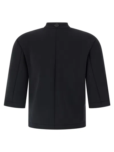 Moncler Genius Moncler X Ee72 By Edward Enninful Neoprene T-shirt In Black