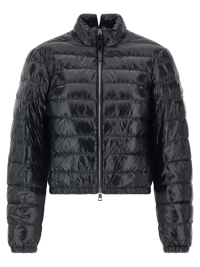 Moncler Genius Moncler X Edward Enninful Knut Short Glossy Down Jacket In Black