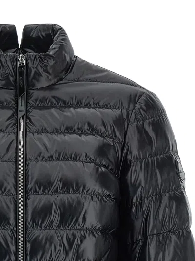 Moncler Genius Moncler X Edward Enninful Knut Short Glossy Down Jacket In Black