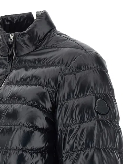 Moncler Genius Moncler X Edward Enninful Knut Short Glossy Down Jacket In Black