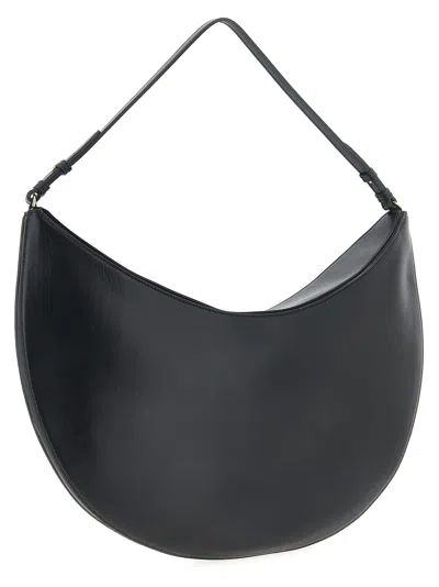 Jacquemus Black The Ovalo Hobo Bag In Black
