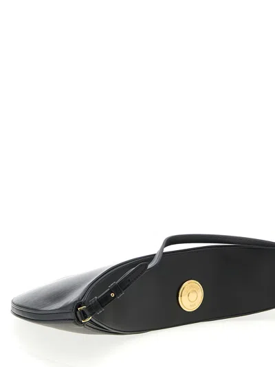 Jacquemus Black The Ovalo Hobo Bag In Black