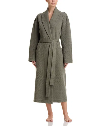 Hudson Park Collection Text Chevron Robe In Gray