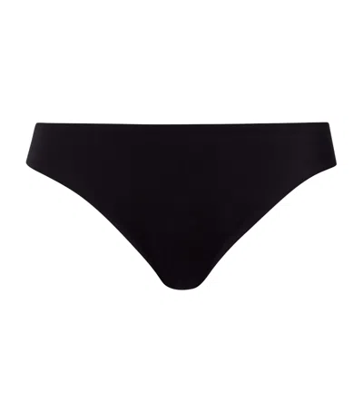 Hanro Invisible Touch Microfiber Seamless Bikini Brief In Black