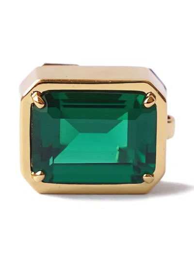 Izabel Display Mega Rectangle Button Cover In Gold