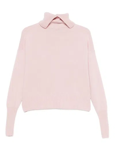 Incentive! Cashmere Turtleneck Sweater In Pink