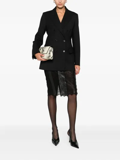 P.a.r.o.s.h Double-breasted Blazer In Black