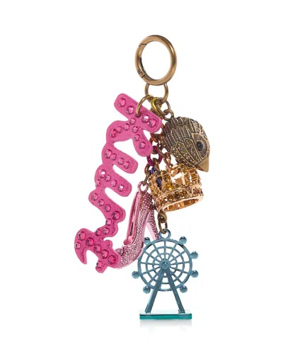 Kurt Geiger Eagle Mix Kurt Bag Charm In Pink