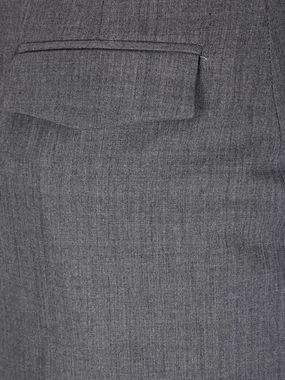 The Latest Longuette Skirt With Asymmetrical Draping In Gray