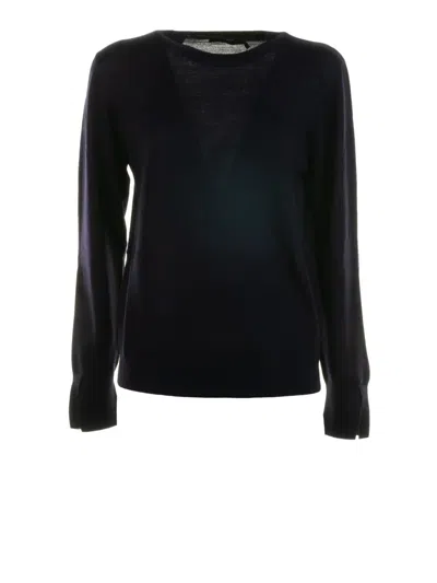 Seventy Crew-neck Long-sleeve Sweater In Blue