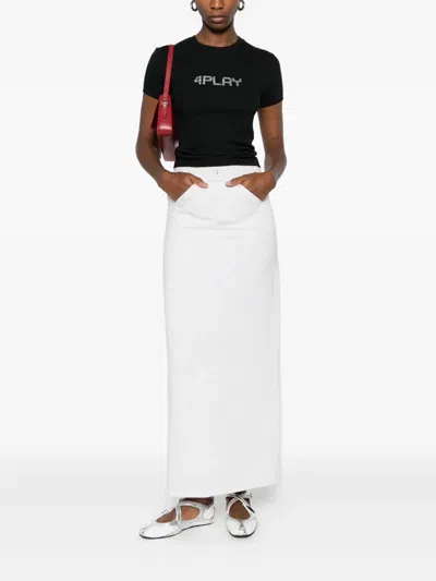 Coperni 4 Play Baby Tee In Black