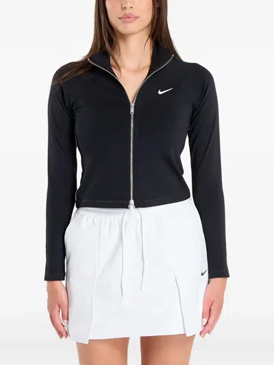 Nike Zip-up Hoodie In Black