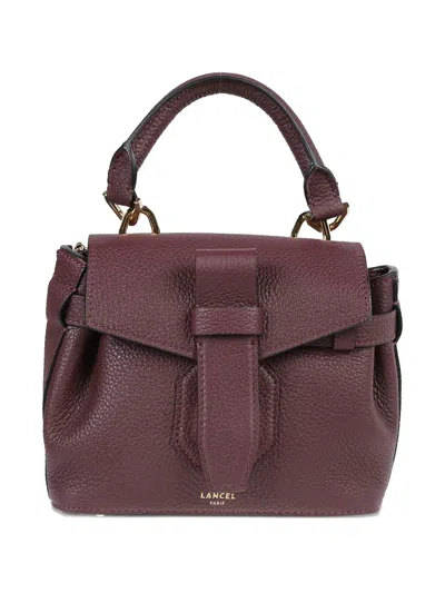 Lancel Leather Top-handle Shoulder Bag In Red