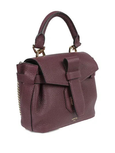 Lancel Leather Top-handle Shoulder Bag In Red