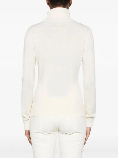 Perfect Moment Wool Apres Sweater In Yellow