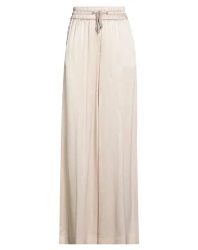 Peserico Woman Pants Beige Size 6 Viscose, Wool In Neutral