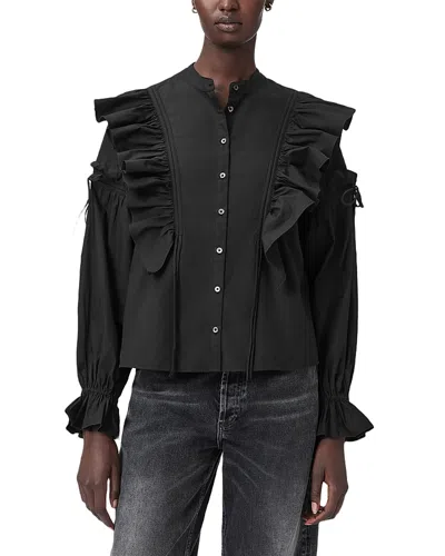 Allsaints Lulu Shirt In Black