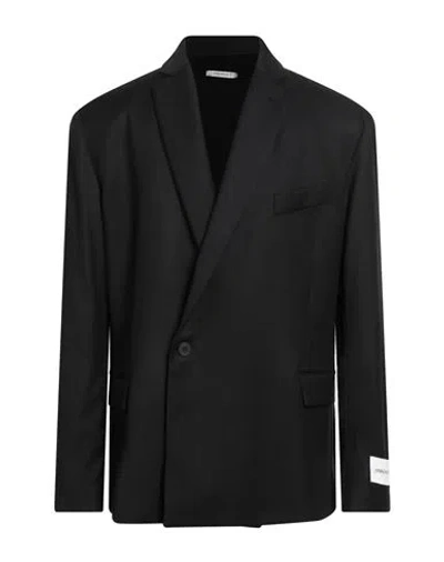 Hinnominate Man Blazer Black Size Xl Polyester, Viscose, Elastane In Black
